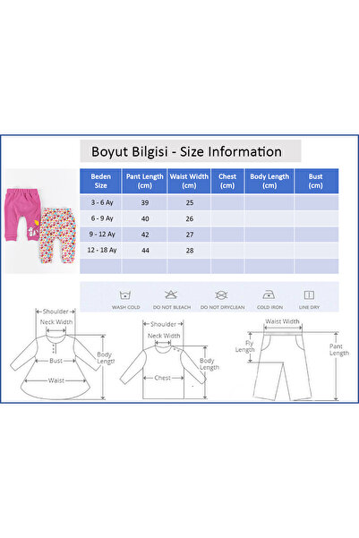 Babymod Koala Figürlü 2'li Kız Bebek Tek Alt Pantolon Takım