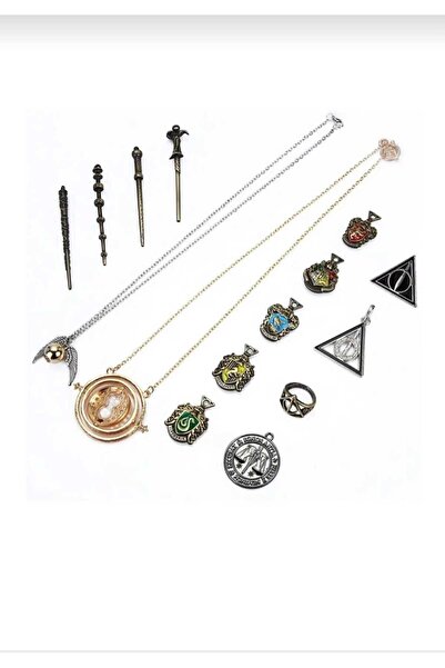 seyuse Harry Potter Figured Metal Keychain Ring Set - Various Accessory