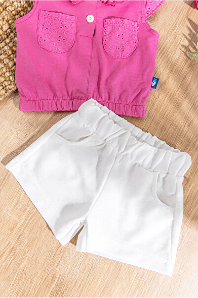 Babymod Laced Frilly Summer 2-Piece Baby Girl Set