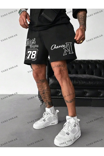 perseusshopping Y2K Unisex Harajuka Anime ρετρό καλοκαιρινό σορτς - KOD-11546