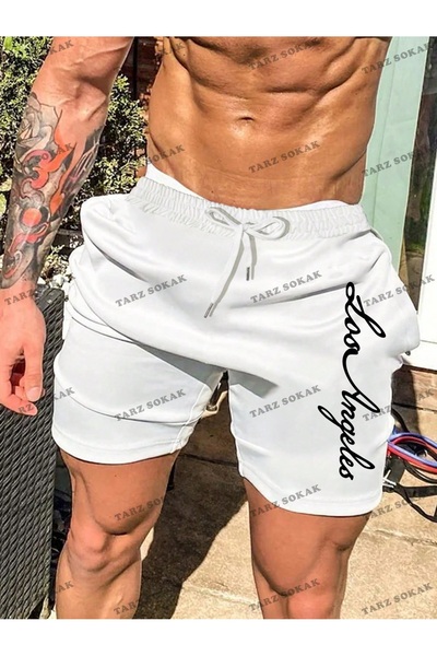 Kalic Studio Pantaloni scurți de vară retro unisex Harajuka Anime Y2K - Bermu...