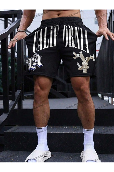 Adrift Καλοκαιρινό σορτς Harajuka Anime Y2K Unisex - Ρετρό Βερμούδες KOD-11424