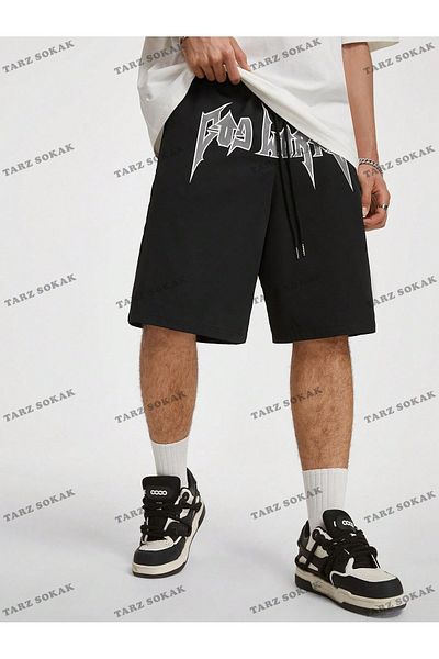 Kalic Studio Pantaloni scurți de vară unisex Y2K Bermude Harajuka Anime Retro KOD-11510