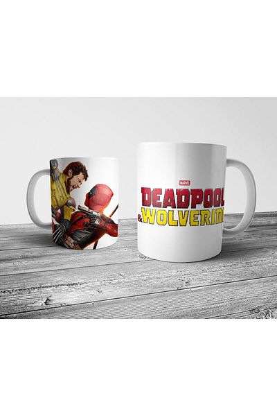 Pixxa Marvel Deadpool and Wolverine Mug Cup Model 1
