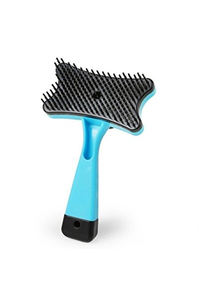 CMT Cat Dog Automatic Cleaning Button Combing Feather Bristle Brush