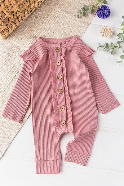 Babymod Front Buttoned Frilly Baby Girl Jumpsuit