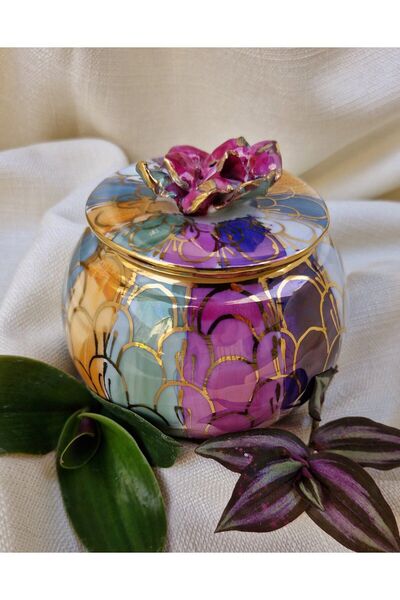 BY.RAYKA PORSELEN El Dekor PORSELEN EL BOYAMA RENGARENK ŞEKERLİK