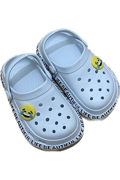 AkınalBella Children's White Soft Sole Summer Slippers Sandals