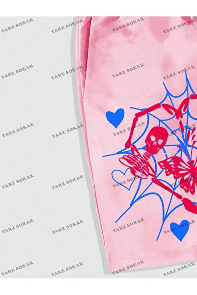 Kalic Studio Y2K Unisex καλοκαιρινό σορτς βερμούδα Harajuka Anime Retro KOD-11451