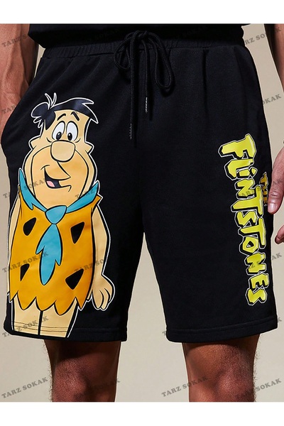 Tarzsokak Y2K Unisex Yaz Şort Bermuda Harajuka Anime Retro KOD-11457