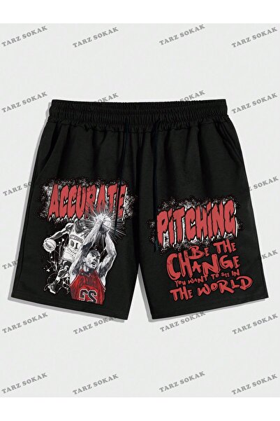 Adrift Y2K Unisex Harajuka Anime ρετρό καλοκαιρινό σορτς - KOD-11503