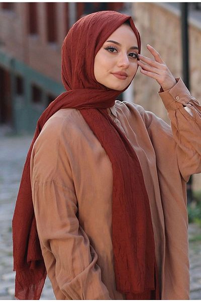 Mides scarf Bamboo Kraş Shawl Model-πλακάκι