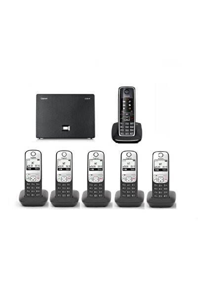 GIGASET Analog & IP 6 Dahili Dect Telsiz Kablosuz Telefon Santrali C530-A690