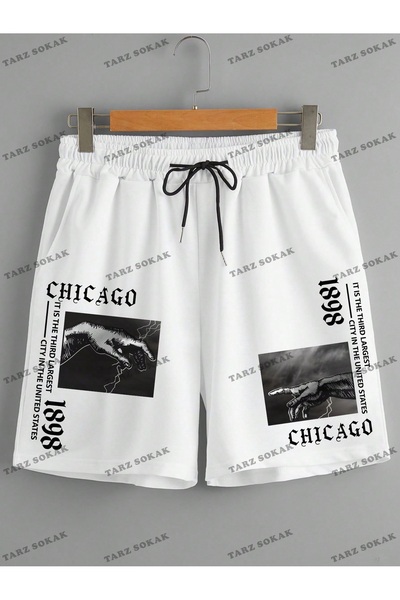 Kalic Studio Pantaloni scurti de vară retro Harajuka Anime Bermude - Unisex Y...