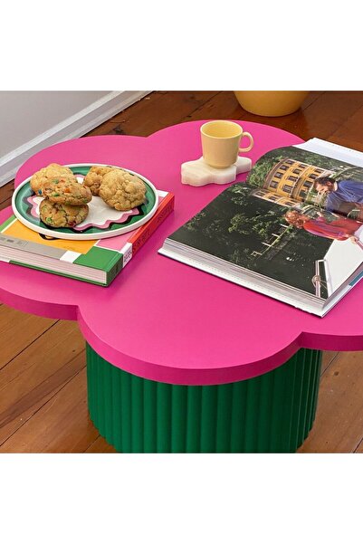 BÜYÜK İNCİ Çiçek Şekilli Orta Sehpa