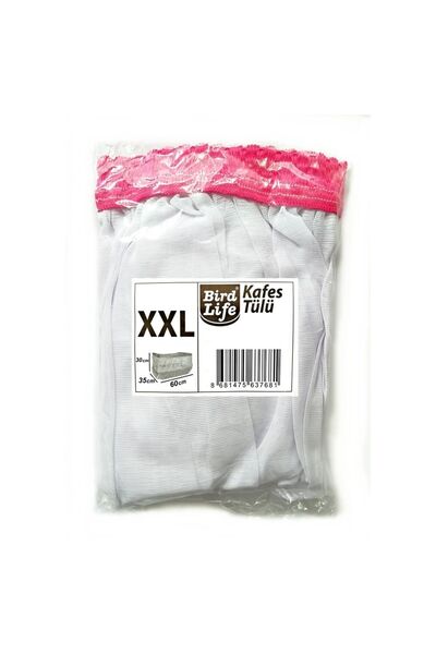 BirdLife Büyük Boy (XXL) Kuş Kafes Tülü 60 x 35 x 30 cm - Renk Pembe