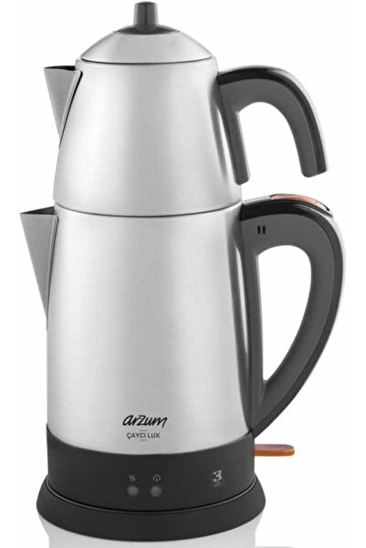 Store Öztrend AR3051-INX Çaycı Lux Çay Makinesi Paslanmaz Çelik, 1.8 Litre, 1...