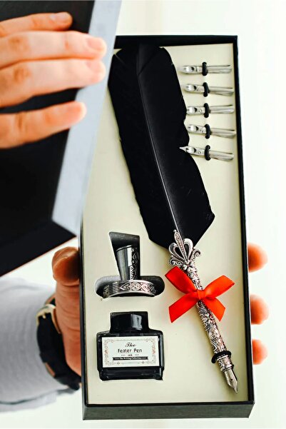 Heartfelt Gifts Sevgililer Gününe Özel Hediyelik Masa Üstü Tüylü Divit Kalem ...