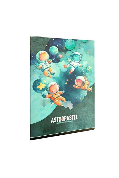 Gıpta Astropastel Tel Dikişli Karton Kapak 60 Yaprak A4 Kareli Defter Model 6