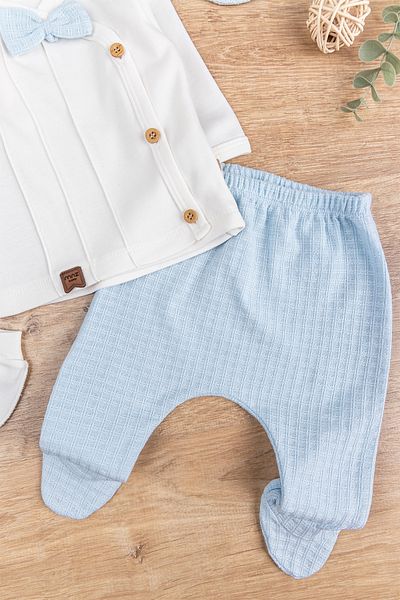 Babymod Bow Tie Cotton 5 Piece Baby Boy Hospital Outlet Baby Set