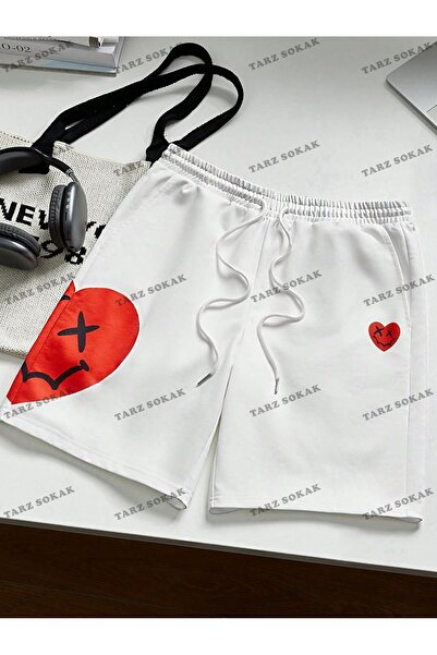 Kalic Studio Pantaloni scurți de vară retro unisex Harajuka Anime Y2K - KOD-1...