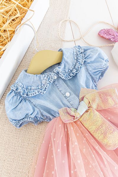 Babymod Polka Dot Tulle Summer Baby Girl Dress