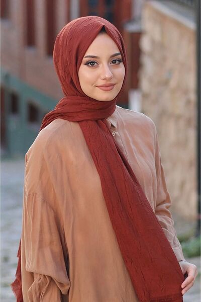 Mides scarf Bamboo Kraş Shawl Model-πλακάκι