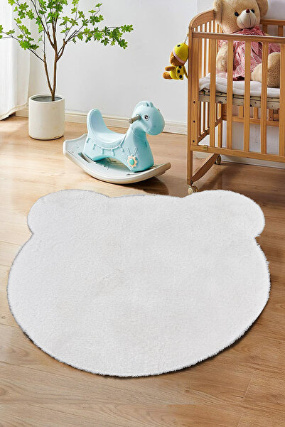 tropikal home Panda Patterned Soft Carpet - Modern Kids and Baby Room