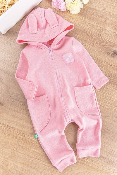 Babymod Hooded Front Zipper Baby Girl/Boy Jumpsuit