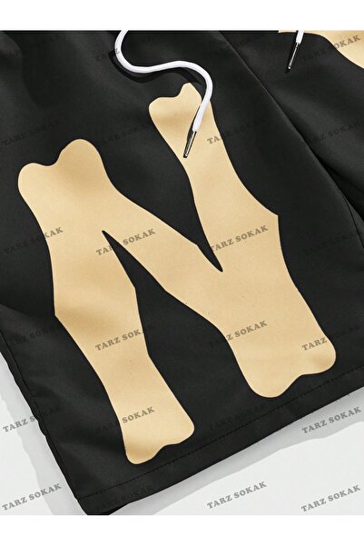 perseusshopping Y2K Unisex Harajuka Anime ρετρό καλοκαιρινό σορτς - KOD-11582