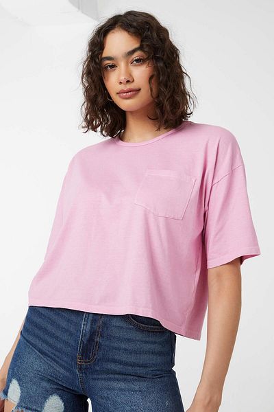 Ardene Boxy Tee with Pocket