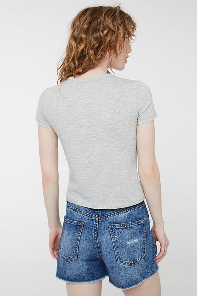Ardene Basic Crew-Neck Crop Tee