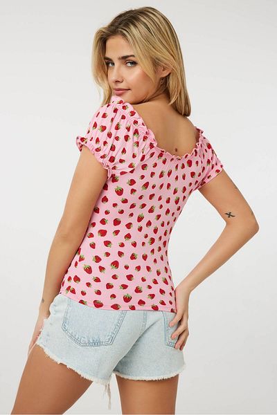 Ardene Cap Sleeve Milkmaid Top