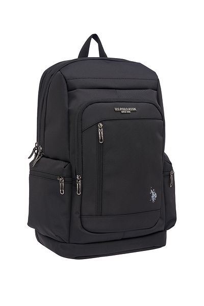 U.S. Polo Assn. Πόλο Ασν. 24490 - Unisex Μαύρη έξυπνη τσάντα, Luxury Comfort Laptop Backpack