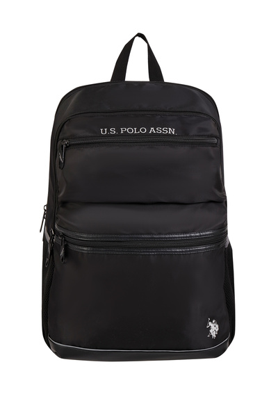 U.S. Polo Assn. حقيبة ظهر مدرسية للجنسين من US Polo Assn 24128 مع حجرة للكمبي...