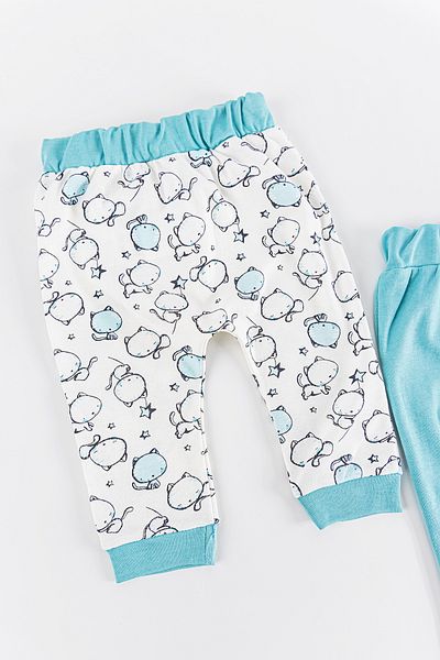 Babymod Cat Figured 2-Piece Baby Girl/Boy Single Bottom Pants Set