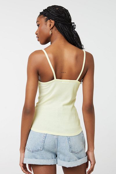 Ardene Button Accent Tank Top