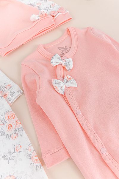 Babymod Baby Girl Double Long Sleeve Jumpsuit Set