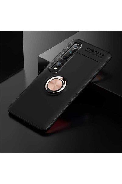 Generic Brand حافظة متوافقة مع غطاء سيليكون لهاتف Xiaomi Mi 10 مع حامل حلقي ق...