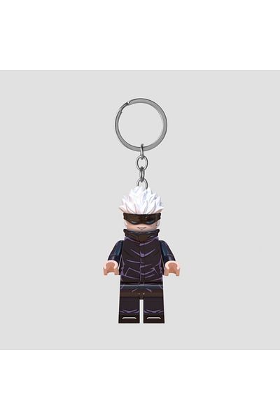 myminitoys مجسم صغير من Jujutsu Kaisen - سلسلة مفاتيح Satoru Gojo