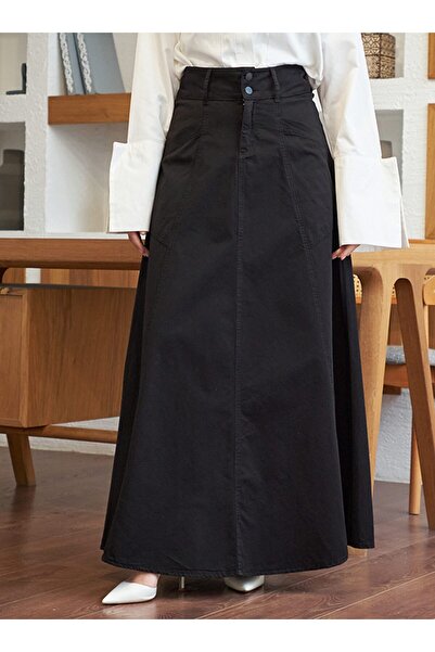 Neways Μαύρη τζιν φούστα Neways