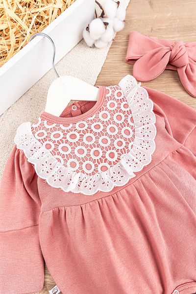 Babymod Baby Girl Jumpsuit with Laced Bandanas