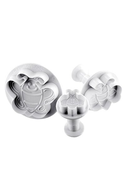 Pasta Bee Press-In Injector Cookie Mold 3 Pieces