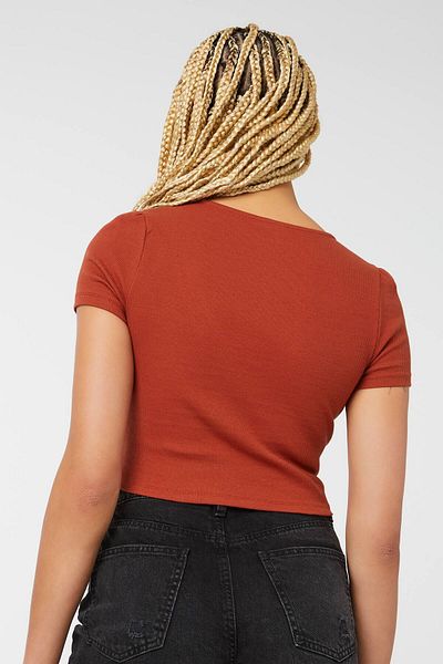 Ardene Ribbed Bustier Tee