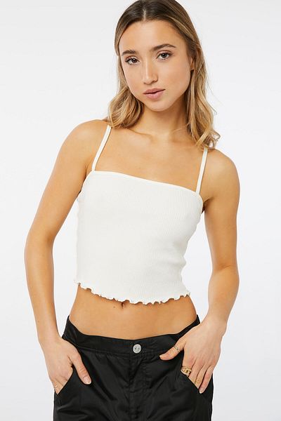 Ardene Cropped Ribbed Tank