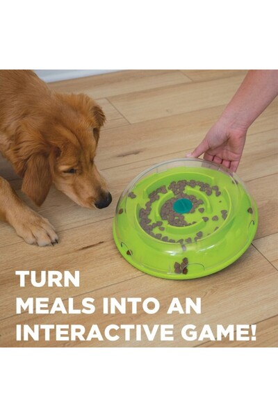 Outward Hound Wobble İnteractive Puzzle Köpek Zeka Oyuncağı - Yavaş Yeme ve S...