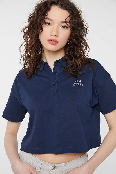 Ardene Boxy Cropped Polo