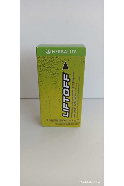 Herbalife Liftoff 10 Adet Her Biri 4.5 g Limon