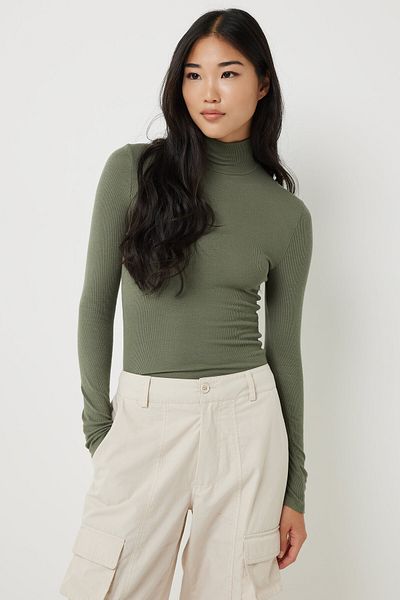 Ardene Long Sleeve Turtleneck Top