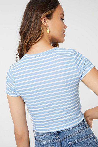 Ardene Printed Notched Tee